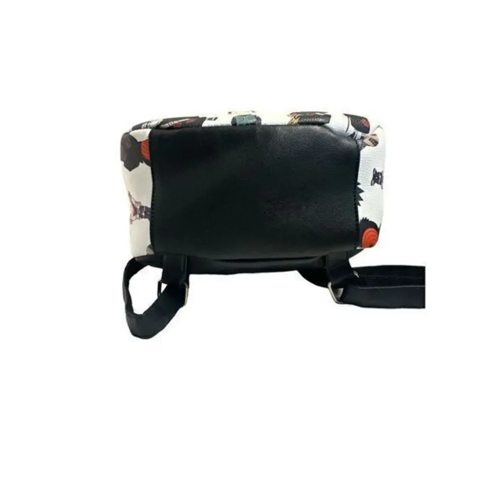 Naruto‎ Mini Backpack New With Tags White Black Adjustable Strap Anime